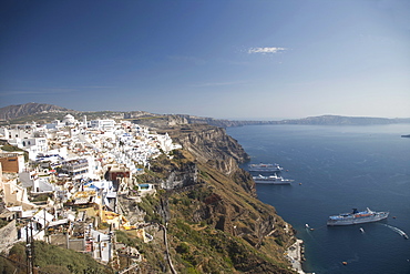 Fira, Santorini (Thira), Cyclades, Greek Islands, Greece, Europe