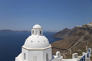 Fira, Santorini (Thira), Cyclades, Greek Islands, Greece, Europe