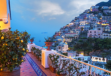 Positano, Amalfi Peninsula, UNESCO World Heritage Site, Campania, Italy, Mediterranean, Europe