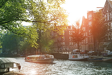 Canal, Amsterdam, The Netherlands, Europe