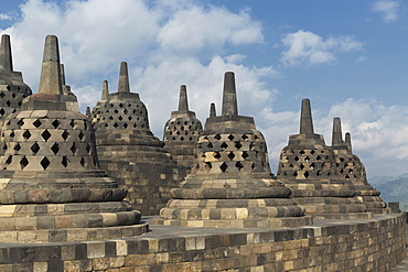 Borobudur Buddhist Temple, UNESCO World Heritage Site, Java, Indonesia, Southeast Asia, Asia