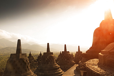 Borobudur Buddhist Temple, UNESCO World Heritage Site, Java, Indonesia, Southeast Asia, Asia