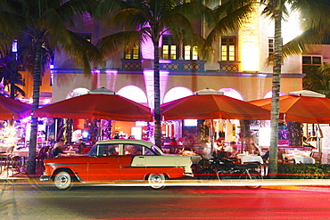 Art Deco District, Ocean Drive, South Beach, Miami Beach, Florida, United States of America, North America