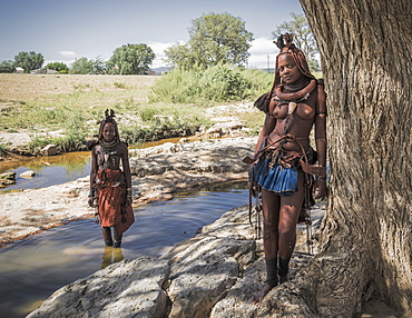 Himba woman, Kaokoland, Namibia, Africa