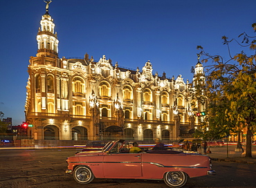 Havana at night, Cuba, West Indies, Caribbean, Central America