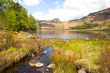 Blea Tarn, Little Langdale, The Lake District, UNESCO World Heritage Site, Cumbria, England, United Kingdom, Europe