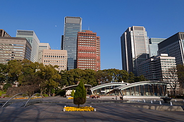 Wadakura Fountain Park, Tokyo, Japan, Asia