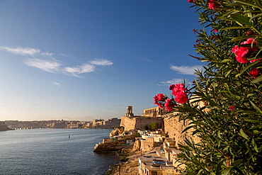 Fisherman huts at the Grand Harbour in Valletta, Malta, Mediterranean, Europe