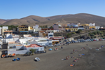 Playa Ajuy on the volcanic island of Fuerteventura, Canary Islands, Spain, Atlantic, Europe