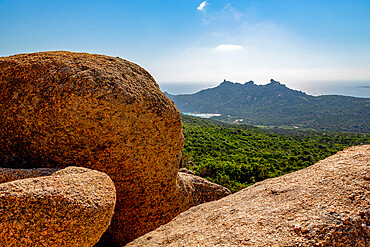 Roccapina (Lion Rock) near Sartene, Corsica, France, Mediterranean, Europe