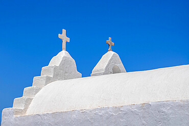 Panagia Paraportiani church in Mykonos Old Town, Mykonos, The Cyclades, Aegean Sea, Greek Islands, Greece, Europe