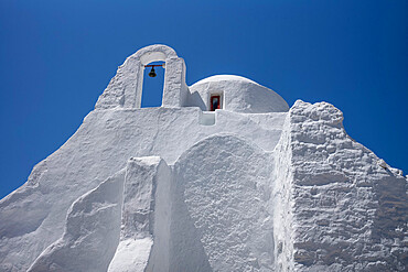 Panagia Paraportiani church in Mykonos Old Town, Mykonos, The Cyclades, Aegean Sea, Greek Islands, Greece, Europe