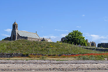 The Parish Church of St Mary the Virgin on the island of Lindisfarne (Holy Island).