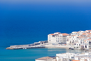 Harbour, Cefalu, Sicily, Italy, Mediterranean, Europe