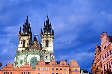 Church of Our Lady before Tyn, Old Town, Prague, Czech Republic, Europe