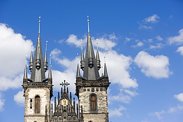 Church of Our Lady before Tyn, Old Town Square, Old Town, Prague, Czech Republic, Europe