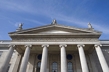 Facade of General Post Office, O'Connell Street, Dublin, Republic of Ireland, Europe