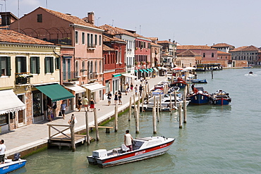 Canale degli Angeli from Ponte Vivarini on the island of Murano near Venice, Italy