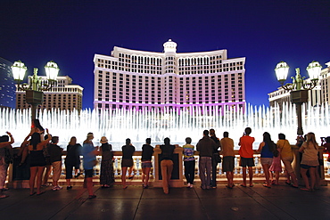 Fountains of Bellagio, Bellagio Resort and Casino, Las Vegas, Nevada, United States of America, North America