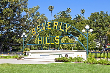 Beverly Hills sign, Beverly Hills, Los Angeles, California, United States of America, North America