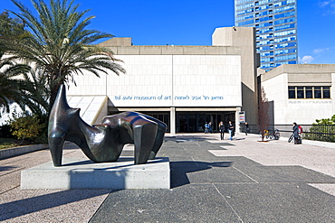 Exterior of the new Herta and Paul Amir building of the Tel Aviv Museum of Art, Tel Aviv, Israel, Middle East