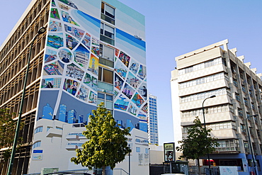 Apartment buildings in the centre of town, Tel Aviv, Israel, Middle East