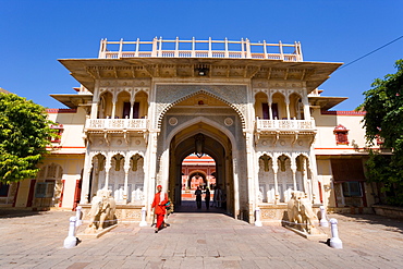 City Palace complex, in the heart of the old city, Jaipur, Rajasthan, India, Asia