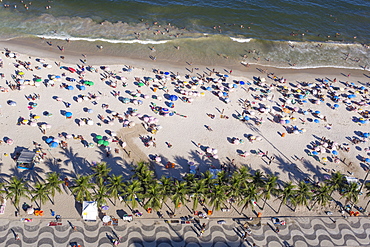 Copacabana Beach, Rio de Janeiro, Brazil, South America