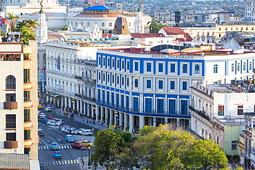 Architecture from an elevated view near the Malecon, Havana, Cuba, West Indies, Central America