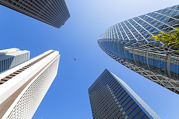 Skyscrapers in Shinjuku district, Tokyo, Japan, Asia