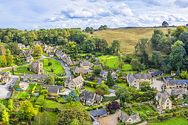 Cotswolds village of Snowshill, Gloucestershire, England, United Kingdom, Europe