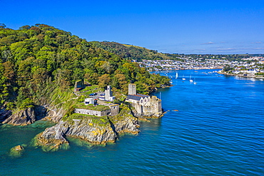 Dartmouth Castle guarding the entrance to the River Dart, Dartmouth, Devon, England, United Kingdom, Europe