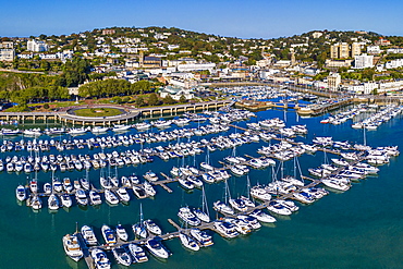 Torquay town and marina, Torbay, Devon, England, United Kingdom, Europe