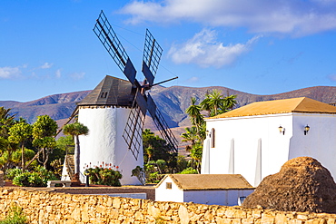 Molino de Antigua, traditional windmill, Antigua, Fuerteventura, Canary Islands, Spain, Atlantic, Europe