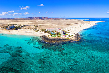 Parque Natural de Corralejo, beach and resort near Corralejo, Fuerteventura, Canary Islands, Spain, Atlantic, Europe