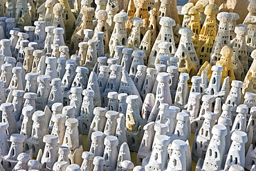 Tourist trinkets for sale in Goreme, Cappadocia, Anatolia, Turkey, Asia Minor, Eurasia