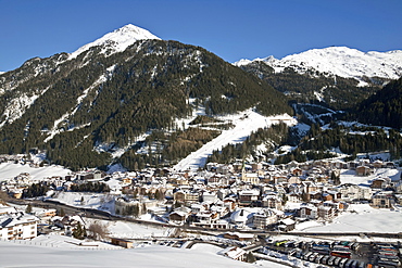 Ischgl in winter, Tirol, Austrian Alps, Austria, Europe