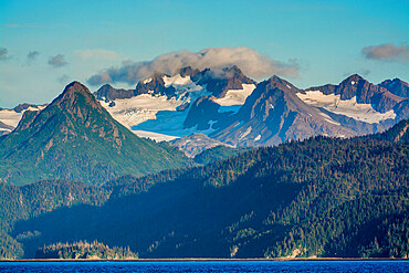 Scenery, Homer, Harding Icefield, Kachemak Bay, Kenai Fjords National Park, Alaska, United States of America, North America