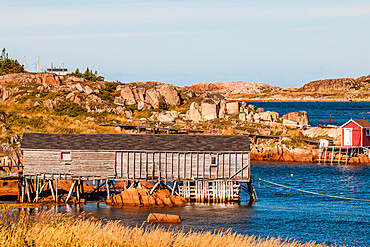 Tilting village, Fogo Island, Newfoundland, Canada, North America