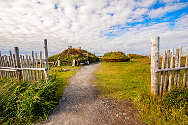 L'Anse aux Meadows National Historic Site, UNESCO World Heritage Site, Northern Peninsula, Newfoundland, Canada, North America