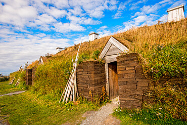 L'Anse aux Meadows National Historic Site, UNESCO World Heritage Site, Northern Peninsula, Newfoundland, Canada, North America