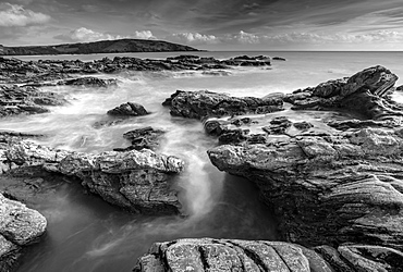 Rugged coastal scenery at Wembury Bay in South Devon, England, United Kingdom, Europe