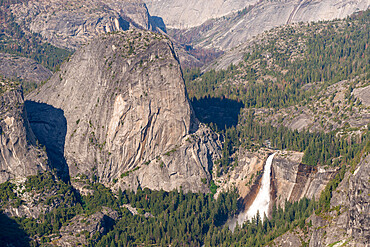 Nevada Fall waterfall in Yosemite National Park, UNESCO World Heritage Site, California, United States of America, North America