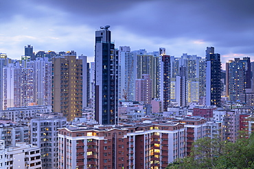 Apartment blocks, Shek Kip Mei, Kowloon, Hong Kong, China, Asia