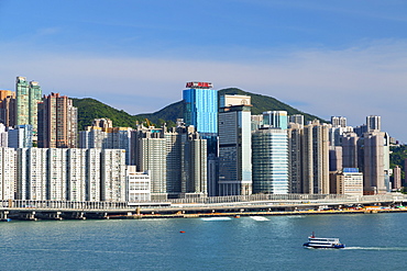 Skyline of North Point, Hong Kong, China, Asia