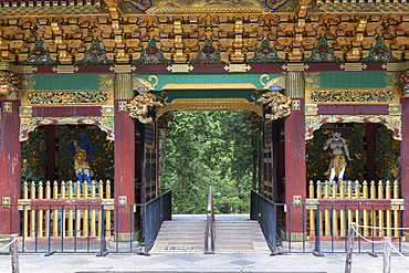 Yashamon Gate of Mausoleum of Iemitsu at Rinnoji Temple (UNESCO World Heritage Site), Nikko, Tochigi, Japan
