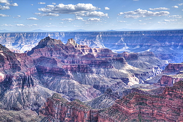 From Bright Angel Point, North Rim, Grand Canyon National Park, UNESCO World Heritage Site, Arizona, United States of America, North America