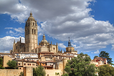 Nuestra Senora de la Asuncion y San Frutos Cathedral, Segovia, UNESCO World Heritage Site, Castile y Leon, Spain, Europe