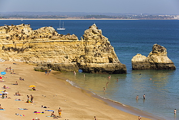 Praia Dona Ana, Lagos, Algarve, Portugal, Europe