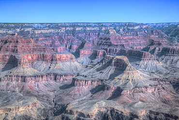 From Turnout near Mojave Point, South Rim, Grand Canyon National Park, UNESCO World Heritage Site, Arizona, United States of America, North America